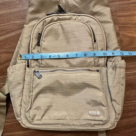 Lug Hatchback Infinity Collection Classic Tan Backpack - Picture 15 of 16